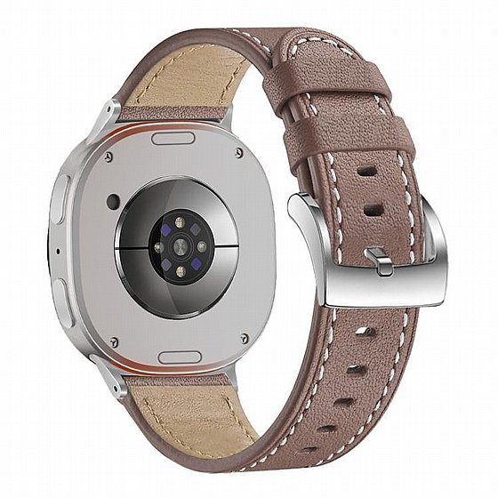 ����� ��� ���� Classic Round Leather Band ���� LaTera (��� Cocoa Brown) ����� ��� ����  Samsung Galaxy Watch 8 / Samsung Galaxy Watch 8 Classic