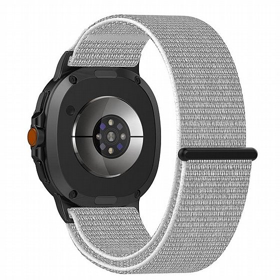 ����� �� / ������ ���� Simple Braided Nylon Band ���� LaTera (��� White) ����� ��� ����  Samsung Galaxy Watch 8 / Samsung Galaxy Watch 8 Classic