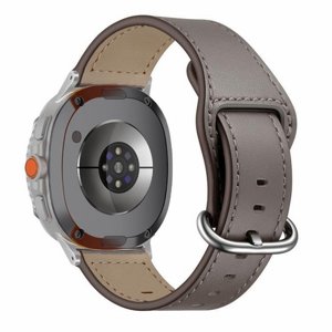 רצועת עור מדגם Classic Buckle Leather Band מבית LaTera (צבע Gray) לשעון חכם מדגם Samsung Galaxy Watch 8 / Samsung Galaxy Watch 8 Classic רצועת עור מדגם Classic Buckle Leather Band מבית LaTera (צבע Gray) לשעון חכם מדגם Samsung Galaxy Watch 8 / Samsung Galaxy Watch 8 Classic