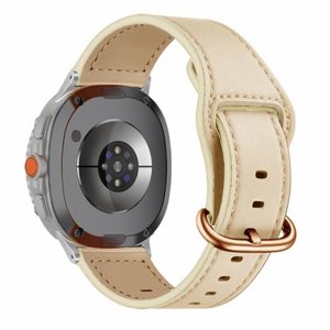 רצועת עור מדגם Classic Buckle Leather Band מבית LaTera (צבע White) לשעון חכם מדגם Samsung Galaxy Watch 8 / Samsung Galaxy Watch 8 Classic רצועת עור מדגם Classic Buckle Leather Band מבית LaTera (צבע White) לשעון חכם מדגם Samsung Galaxy Watch 8 / Samsung Galaxy Watch 8 Classic