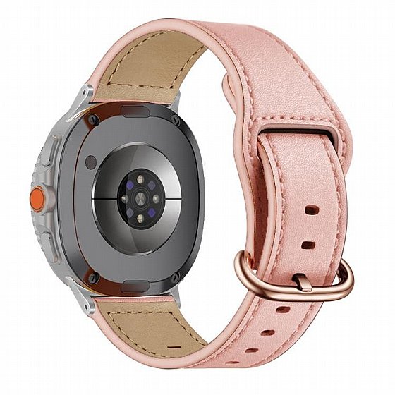 ����� ��� ���� Classic Buckle Leather Band ���� LaTera (��� Pink) ����� ��� ����  Samsung Galaxy Watch 8 / Samsung Galaxy Watch 8 Classic