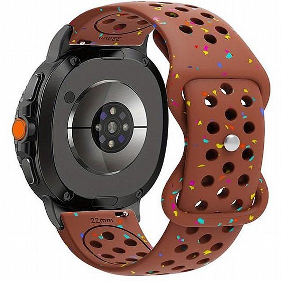 ����� ������� ����  Sport Colorful Silicone Band ���� LaTera (��� Brown) ����� ��� ����  Samsung Galaxy Watch 8  / Samsung Galaxy Watch 8 Classic