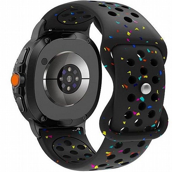 ����� ������� ����  Sport Colorful Silicone Band ���� LaTera (��� Black) ����� ��� ����  Samsung Galaxy Watch 8  / Samsung Galaxy Watch 8 Classic