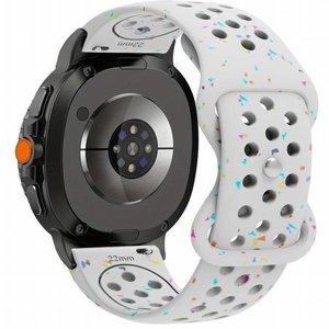רצועת סיליקון מדגם Sport Colorful Silicone Band מבית LaTera (צבע White) לשעון חכם מדגם Samsung Galaxy Watch 8 / Samsung Galaxy Watch 8 Classic רצועת סיליקון מדגם Sport Colorful Silicone Band מבית LaTera (צבע White) לשעון חכם מדגם Samsung Galaxy Watch 8 / Samsung Galaxy Watch 8 Classic