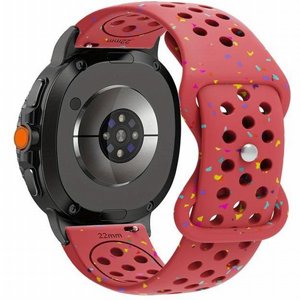 רצועת סיליקון מדגם Sport Colorful Silicone Band מבית LaTera (צבע Red) לשעון חכם מדגם Samsung Galaxy Watch 8 / Samsung Galaxy Watch 8 Classic רצועת סיליקון מדגם Sport Colorful Silicone Band מבית LaTera (צבע Red) לשעון חכם מדגם Samsung Galaxy Watch 8 / Samsung Galaxy Watch 8 Classic