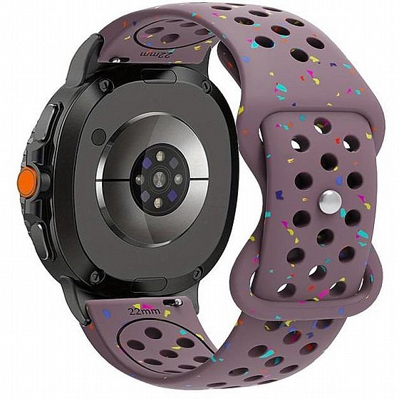 ����� ������� ����  Sport Colorful Silicone Band ���� LaTera (��� Purple) ����� ��� ����  Samsung Galaxy Watch 8  / Samsung Galaxy Watch 8 Classic