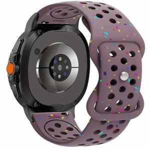 רצועת סיליקון מדגם Sport Colorful Silicone Band מבית LaTera (צבע Purple) לשעון חכם מדגם Samsung Galaxy Watch 8 / Samsung Galaxy Watch 8 Classic רצועת סיליקון מדגם Sport Colorful Silicone Band מבית LaTera (צבע Purple) לשעון חכם מדגם Samsung Galaxy Watch 8 / Samsung Galaxy Watch 8 Classic