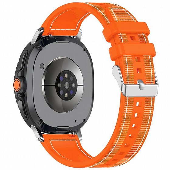 ����� �� / ������ ���� Hybrid Nylon Band ���� LaTera (��� Orange) ����� ��� ����  Samsung Galaxy Watch 8 / Samsung Galaxy Watch 8 Classic