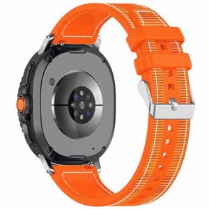 רצועת בד / ניילון מדגם Hybrid Nylon Band מבית LaTera (צבע Orange) לשעון חכם מדגם Samsung Galaxy Watch 8 / Samsung Galaxy Watch 8 Classic רצועת בד / ניילון מדגם Hybrid Nylon Band מבית LaTera (צבע Orange) לשעון חכם מדגם Samsung Galaxy Watch 8 / Samsung Galaxy Watch 8 Classic