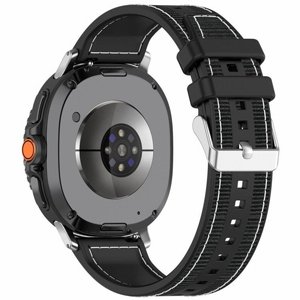 רצועת בד / ניילון מדגם Hybrid Nylon Band מבית LaTera (צבע Black) לשעון חכם מדגם Samsung Galaxy Watch 8 / Samsung Galaxy Watch 8 Classic רצועת בד / ניילון מדגם Hybrid Nylon Band מבית LaTera (צבע Black) לשעון חכם מדגם Samsung Galaxy Watch 8 / Samsung Galaxy Watch 8 Classic
