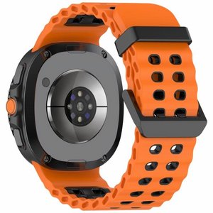 רצועת סיליקון מדגם Classic Marine Dual Silicone Band מבית LaTera (צבע Orange) לשעון חכם מדגם Samsung Galaxy Watch 8 / Samsung Galaxy Watch 8 Classic רצועת סיליקון מדגם Classic Marine Dual Silicone Band מבית LaTera (צבע Orange) לשעון חכם מדגם Samsung Galaxy Watch 8 / Samsung Galaxy Watch 8 Classic