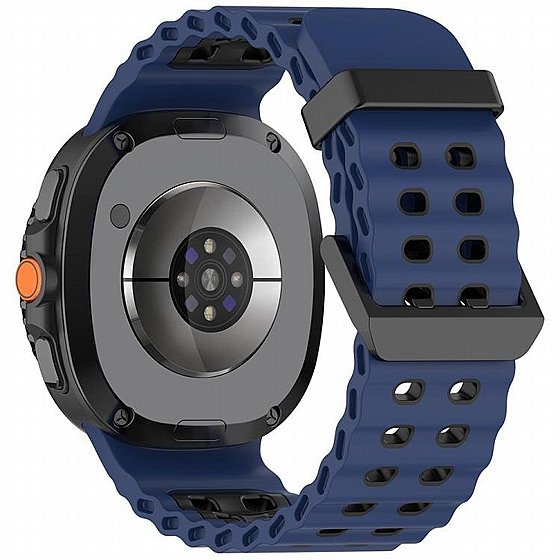 ����� ������� ����  Classic Marine Dual Silicone Band ���� LaTera (��� Blue) ����� ��� ����  Samsung Galaxy Watch 8  / Samsung Galaxy Watch 8 Classic