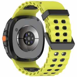 רצועת סיליקון מדגם Classic Marine Dual Silicone Band מבית LaTera (צבע Yellow) לשעון חכם מדגם Samsung Galaxy Watch 8 / Samsung Galaxy Watch 8 Classic רצועת סיליקון מדגם Classic Marine Dual Silicone Band מבית LaTera (צבע Yellow) לשעון חכם מדגם Samsung Galaxy Watch 8 / Samsung Galaxy Watch 8 Classic