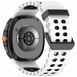 רצועת סיליקון מדגם Classic Marine Dual Silicone Band מבית LaTera (צבע White) לשעון חכם מדגם Samsung Galaxy Watch 8 / Samsung Galaxy Watch 8 Classic רצועת סיליקון מדגם Classic Marine Dual Silicone Band מבית LaTera (צבע White) לשעון חכם מדגם Samsung Galaxy Watch 8 / Samsung Galaxy Watch 8 Classic