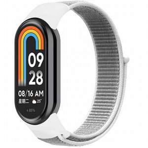 רצועת בד / ניילון מדגם Loop Nylon Band מבית iBands (צבע White) לשעון חכם מדגם: Xiaomi Smart Band 8 / Xiaomi Smart Band 9 / Xiaomi Smart Band 10 רצועת בד / ניילון מדגם Loop Nylon Band מבית iBands (צבע White) לשעון חכם מדגם: Xiaomi Smart Band 8 / Xiaomi Smart Band 9 / Xiaomi Smart Band 10