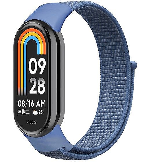 ����� �� / ������ ���� Loop Nylon Band ���� iBands  (��� Blue) ����� ��� ����: Xiaomi Smart Band 8 / Xiaomi Smart Band 9 / Xiaomi Smart Band 10