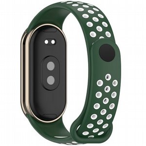 רצועת סיליקון מדגם Holes Color Silicone Band מבית iBands (צבע Green/White) לשעון חכם מדגם: Xiaomi Smart Band 8 / Xiaomi Smart Band 9 / Xiaomi Smart Band 10 רצועת סיליקון מדגם Holes Color Silicone Band מבית iBands (צבע Green/White) לשעון חכם מדגם: Xiaomi Smart Band 8 / Xiaomi Smart Band 9 / Xiaomi Smart Band 10