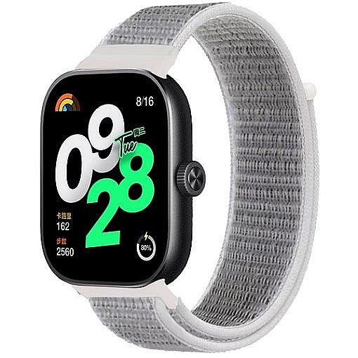 ����� �� / ������ ���� Simple Braided Nylon Band ���� iBands ����� ��� ����: Xiaomi Redmi Watch 4 / Xiaomi Redmi Watch 5  (��� White)