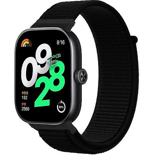 ����� �� / ������ ���� Simple Braided Nylon Band ���� iBands ����� ��� ����: Xiaomi Redmi Watch 4 / Xiaomi Redmi Watch 5 (��� Black)