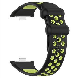 רצועת סיליקון מדגם Sports Solid Color Silicone Band מבית iBands לשעון חכם מדגם: Xiaomi Redmi Watch 4 / Xiaomi Redmi Watch 5 (צבע Black/Lime) רצועת סיליקון מדגם Sports Solid Color Silicone Band מבית iBands לשעון חכם מדגם: Xiaomi Redmi Watch 4 / Xiaomi Redmi Watch 5 (צבע Black/Lime)