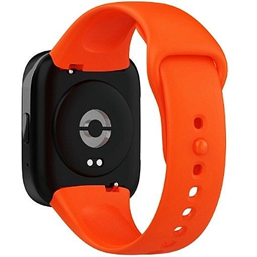 ����� ������� ���� Solid Color Silicone Band ���� iBands ����� ��� ����: Xiaomi Redmi Watch 3 Active (��� Orange)