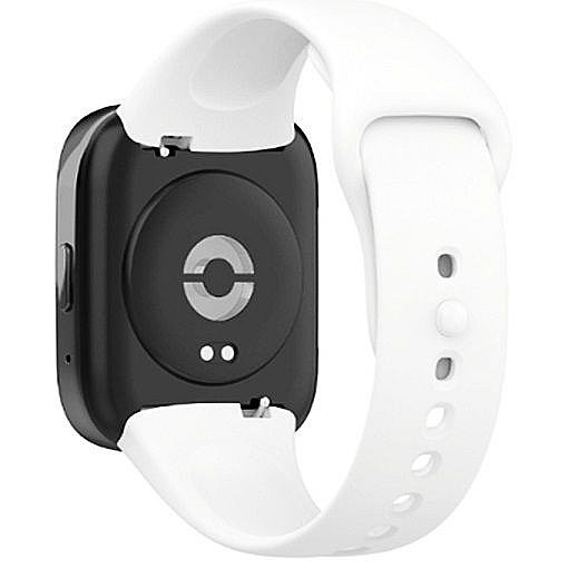 ����� ������� ���� Solid Color Silicone Band ���� iBands ����� ��� ����: Xiaomi Redmi Watch 3 Active (��� White)