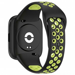 רצועת סיליקון מדגם Sports Solid Color Silicone Band מבית iBands לשעון חכם מדגם: Xiaomi Redmi Watch 3 Active (צבע Black/Lime) רצועת סיליקון מדגם Sports Solid Color Silicone Band מבית iBands לשעון חכם מדגם: Xiaomi Redmi Watch 3 Active (צבע Black/Lime)