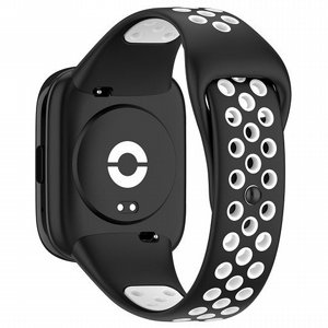 רצועת סיליקון מדגם Sports Solid Color Silicone Band מבית iBands לשעון חכם מדגם: Xiaomi Redmi Watch 3 Active (צבע Black/White) רצועת סיליקון מדגם Sports Solid Color Silicone Band מבית iBands לשעון חכם מדגם: Xiaomi Redmi Watch 3 Active (צבע Black/White)