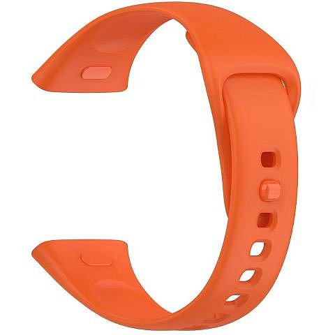 ����� ������� ���� Solid Color Silicone Band ���� iBands ����� ��� ����: Xiaomi Redmi Watch 3 (��� Orange)