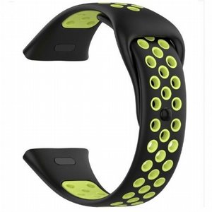 רצועת סיליקון מדגם Sports Solid Color Silicone Band מבית iBands לשעון חכם מדגם: Xiaomi Redmi Watch 3 (צבע Black/Lime) רצועת סיליקון מדגם Sports Solid Color Silicone Band מבית iBands לשעון חכם מדגם: Xiaomi Redmi Watch 3 (צבע Black/Lime)