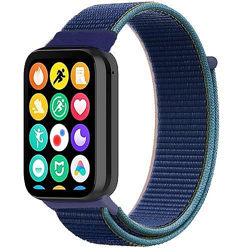 ����� �� / ������ ���� Simple Braided Nylon Band ���� iBands ����� ��� ����: Xiaomi Smart Band 8 Pro / Xiaomi Smart Band 9 Pro (��� Blue)