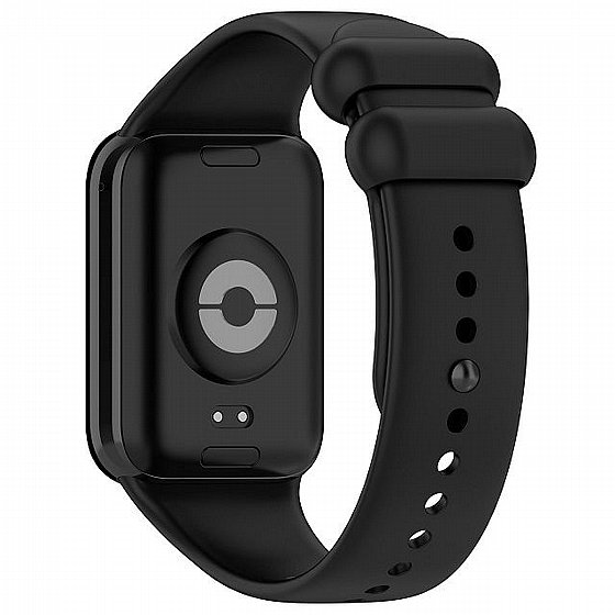 ����� ������� ���� Solid Color Silicone Band ���� iBands ����� ��� ����: Xiaomi Smart Band 8 Pro / Xiaomi Smart Band 9 Pro (��� Black)