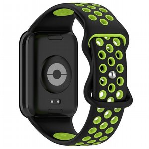רצועת סיליקון מדגם Sports Solid Color Silicone Band מבית iBands לשעון חכם מדגם: Xiaomi Smart Band 8 Pro / Xiaomi Smart Band 9 Pro (צבע Black/Green) רצועת סיליקון מדגם Sports Solid Color Silicone Band מבית iBands לשעון חכם מדגם: Xiaomi Smart Band 8 Pro / Xiaomi Smart Band 9 Pro (צבע Black/Green)
