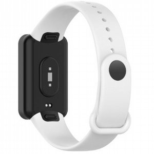 רצועת סיליקון מדגם Solid Color Silicone Band מבית iBands לשעון חכם מדגם: Xiaomi Redmi Smart Band Pro (צבע White) רצועת סיליקון מדגם Solid Color Silicone Band מבית iBands לשעון חכם מדגם: Xiaomi Redmi Smart Band Pro (צבע White)