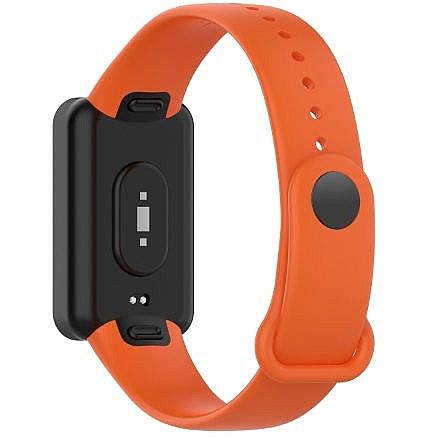 ����� ������� ���� Solid Color Silicone Band ���� iBands ����� ��� ����: Xiaomi Redmi Smart Band Pro (��� Orange)