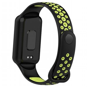 רצועת סיליקון מדגם Sports Solid Color Silicone Band מבית LaTera לשעון חכם מדגם: Xiaomi Smart Band 8 Active (צבע Black/Lime) רצועת סיליקון מדגם Sports Solid Color Silicone Band מבית LaTera לשעון חכם מדגם: Xiaomi Smart Band 8 Active (צבע Black/Lime)