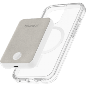 סוללת גיבוי בנפח 5,000mAh מדגם MagSafe Power Bank Wireless מבית OtterBox (צבע שחור) סוללת גיבוי בנפח 5,000mAh מדגם MagSafe Power Bank Wireless מבית OtterBox (צבע שחור)