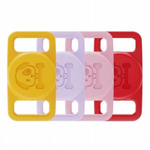 מתאם לרצועה / קולר של חיית מחמד מדגם Pet Collar Silicone Case מבית LaTera לתג חכם AirTag (כמות 4 יחידות) מתאם לרצועה / קולר של חיית מחמד מדגם Pet Collar Silicone Case מבית LaTera לתג חכם AirTag (כמות 4 יחידות)