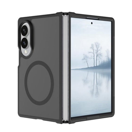 ����� ���� ���� Skin Feel Contrast MagSafe Case ���� LaTera ������ ������ ����: Samsung Galaxy Z Fold 8 (��� ����)