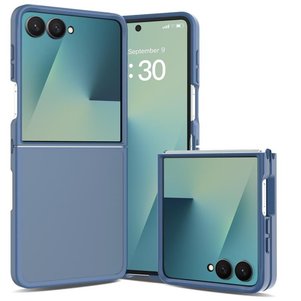נרתיק קשיח מדגם Skin Feel Contrast Case מבית LaTera לטלפון סלולרי מדגם: Samsung Galaxy Z Flip 8 (צבע כחול) נרתיק קשיח מדגם Skin Feel Contrast Case מבית LaTera לטלפון סלולרי מדגם: Samsung Galaxy Z Flip 8 (צבע כחול)