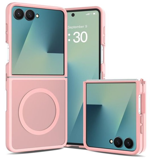 ����� ���� ���� Skin Feel Contrast MagSafe Case ���� LaTera ������ ������ ����: Samsung Galaxy Z Flip 8 (��� ����)